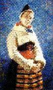 jenny nystrom rattvikskulla i vinterdrakt oil painting reproduction
